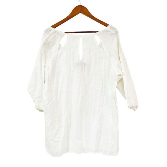 Gretchen Scott Designs White Cutout Top - Picture 3 of 10